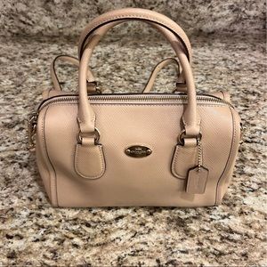 Authentic Coach Crossgrain Mini Bennett Satchel